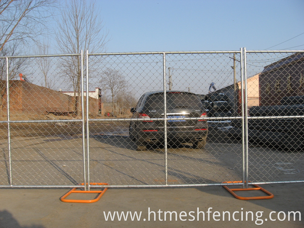 counter-intuitive Temporary Construction Panel 12' x 6' chain wire fence